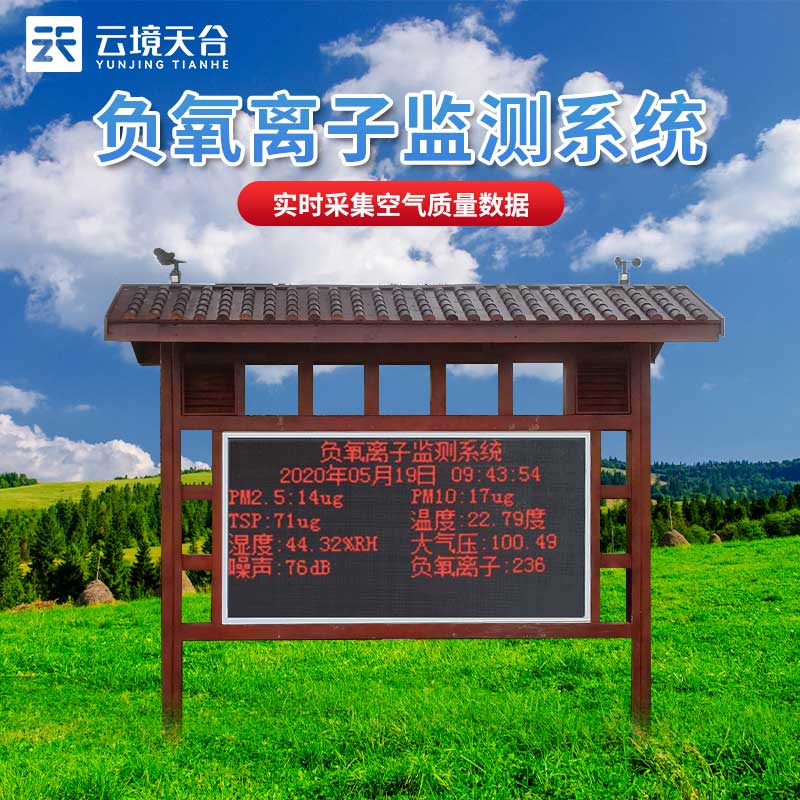 景区负氧离子监测站设备介绍